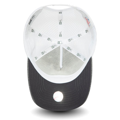 Casquette Trucker 9FORTY Jersey Essential A-Frame New York Yankees gris-blanc NEW ERA