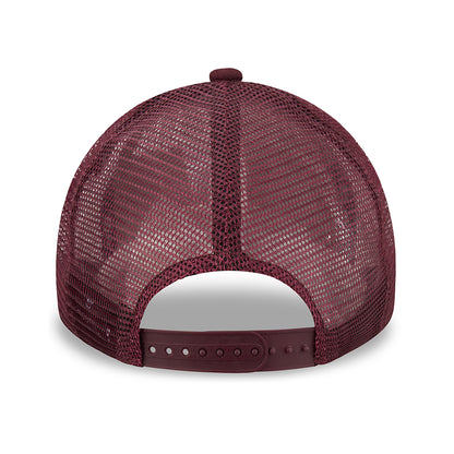 Casquette Trucker A-Frame 9FORTY Heritage Patch bordeaux NEW ERA