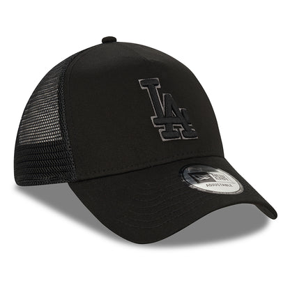 Casquette Trucker 9FORTY MLB Black On Black A-Frame L.A. Dodgers noir NEW ERA