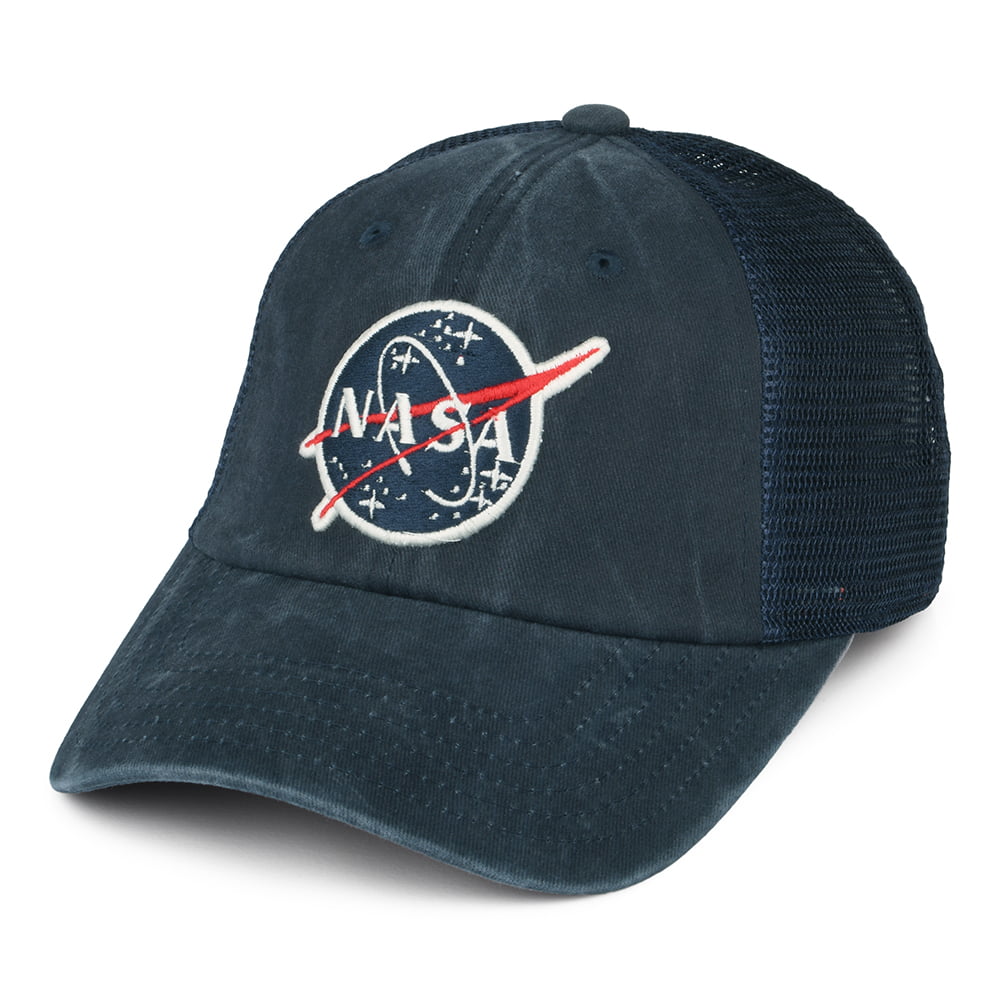 Casquette Trucker Raglan Bones bleu marine NASA