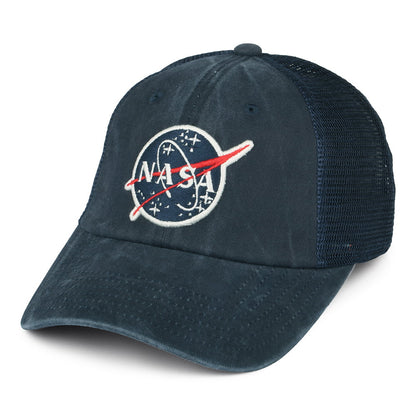 Casquette Trucker Raglan Bones bleu marine NASA