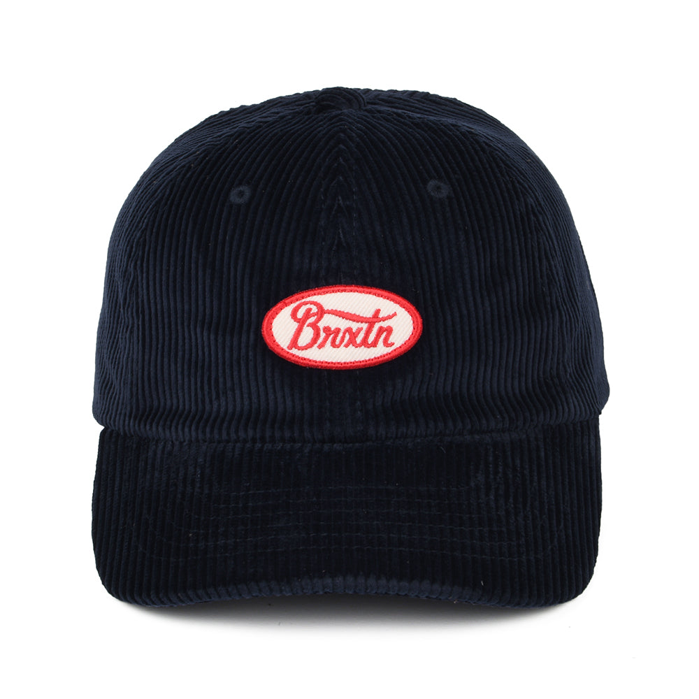 Casquette en Velours Côtelé Parsons LP bleu marine BRIXTON