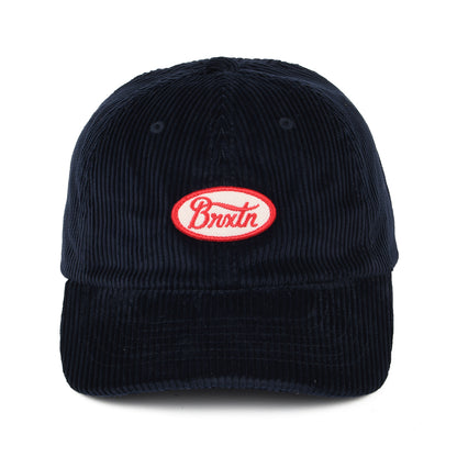 Casquette en Velours Côtelé Parsons LP bleu marine BRIXTON