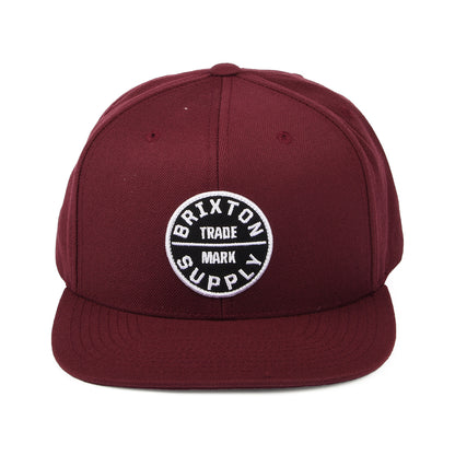 Casquette Snapback Oath III acajou BRIXTON