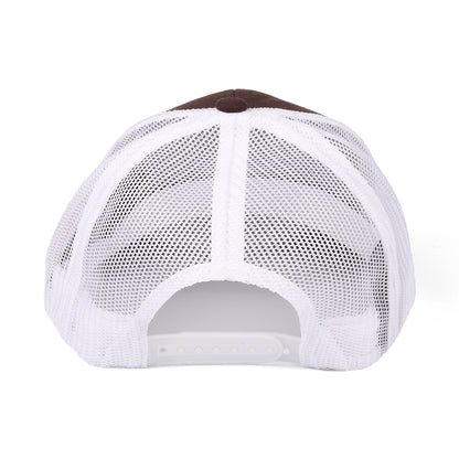 Casquette Trucker Rival Stamp NetPlus MP acajou-blanc BRIXTON