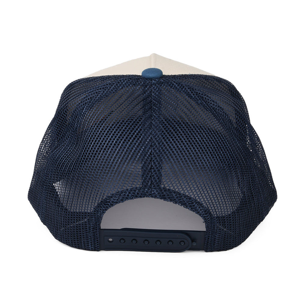 Casquette Trucker Alpha Block NetPlus MP bleu-blanc BRIXTON