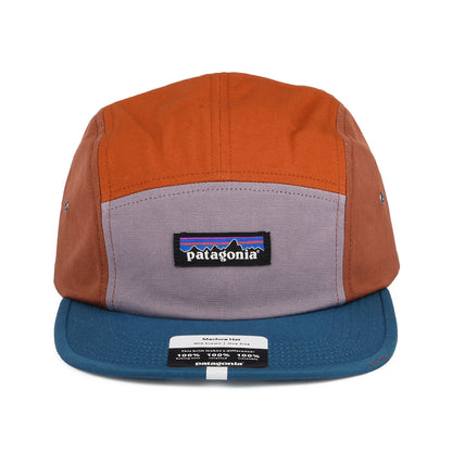 Casquette 5 Panel en Coton Bio Maclure violet-orange-bleu PATAGONIA