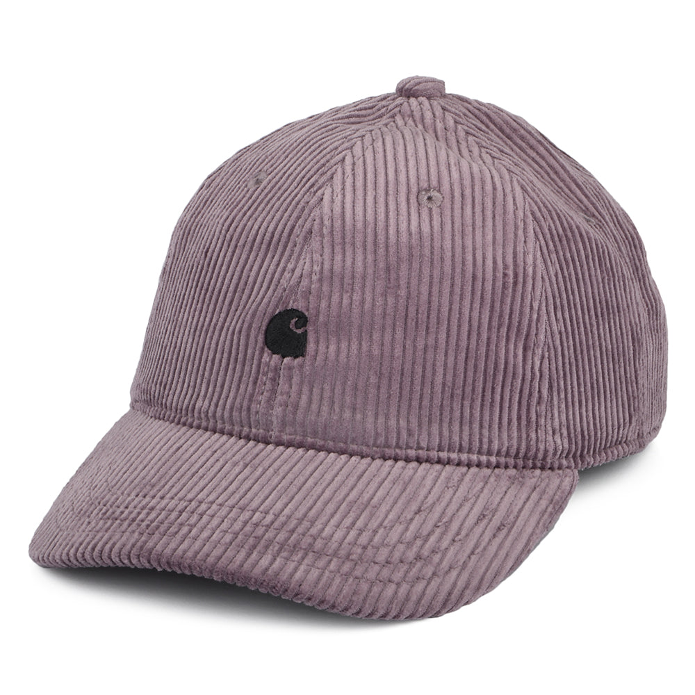 Casquette en Velours Côtelé Harlem violet clair CARHARTT WIP