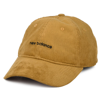 Casquette en Velours Côtelé Délavé camel NEW BALANCE