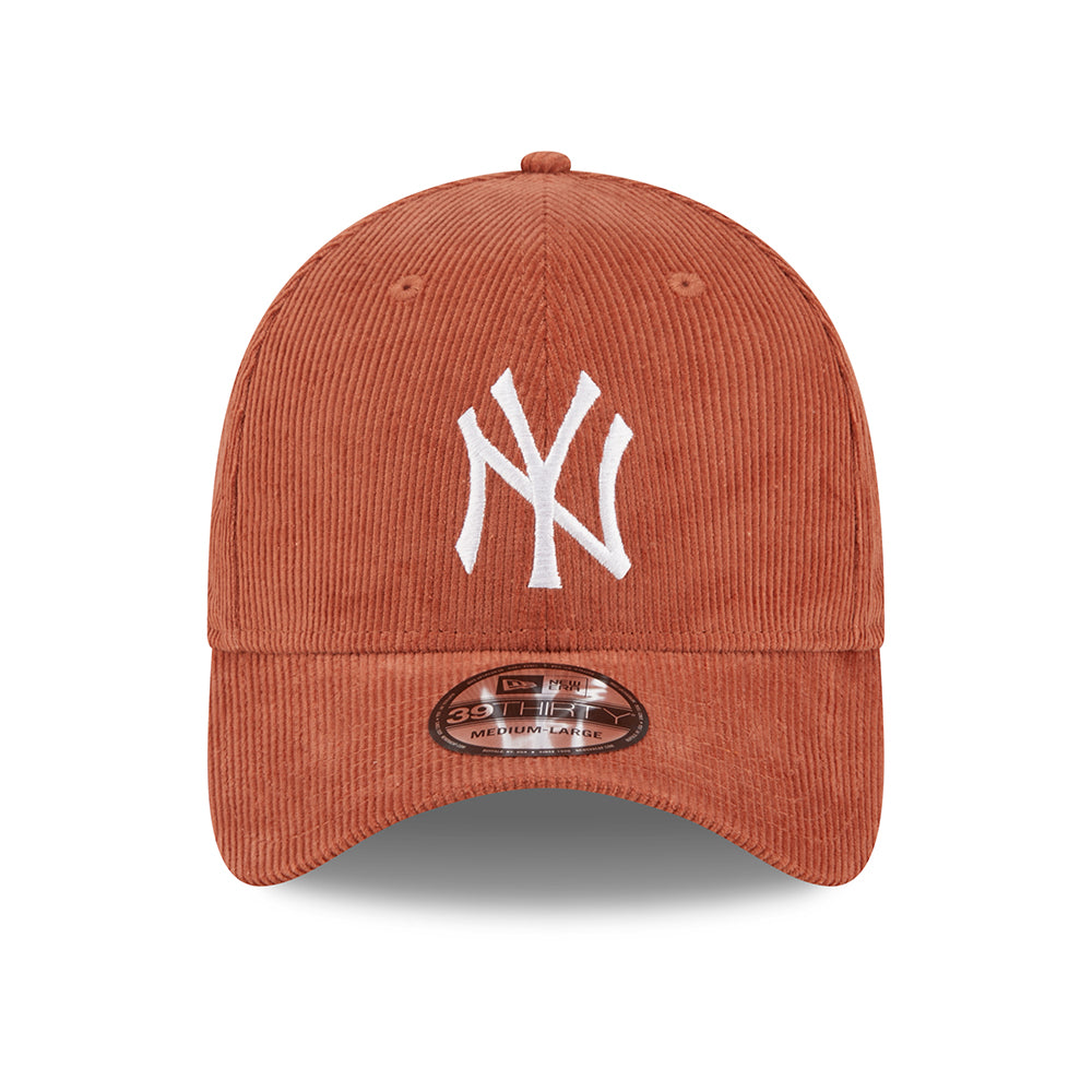 Casquette 39THIRTY MLB Cord New York Yankees rouille-blanc NEW ERA