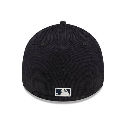 Casquette 39THIRTY MLB Cord New York Yankees bleu marine-blanc NEW ERA