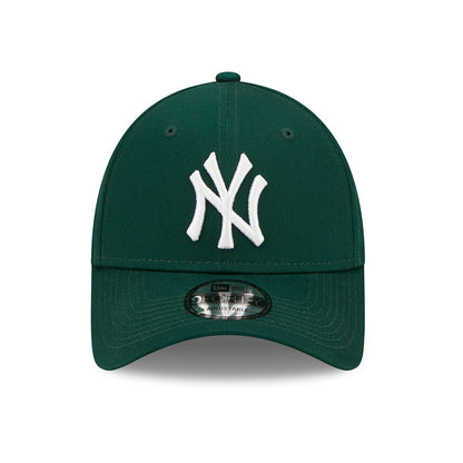 Casquette 9FORTY New York Yankees MLB League Essential vert foncé-blanc NEW ERA
