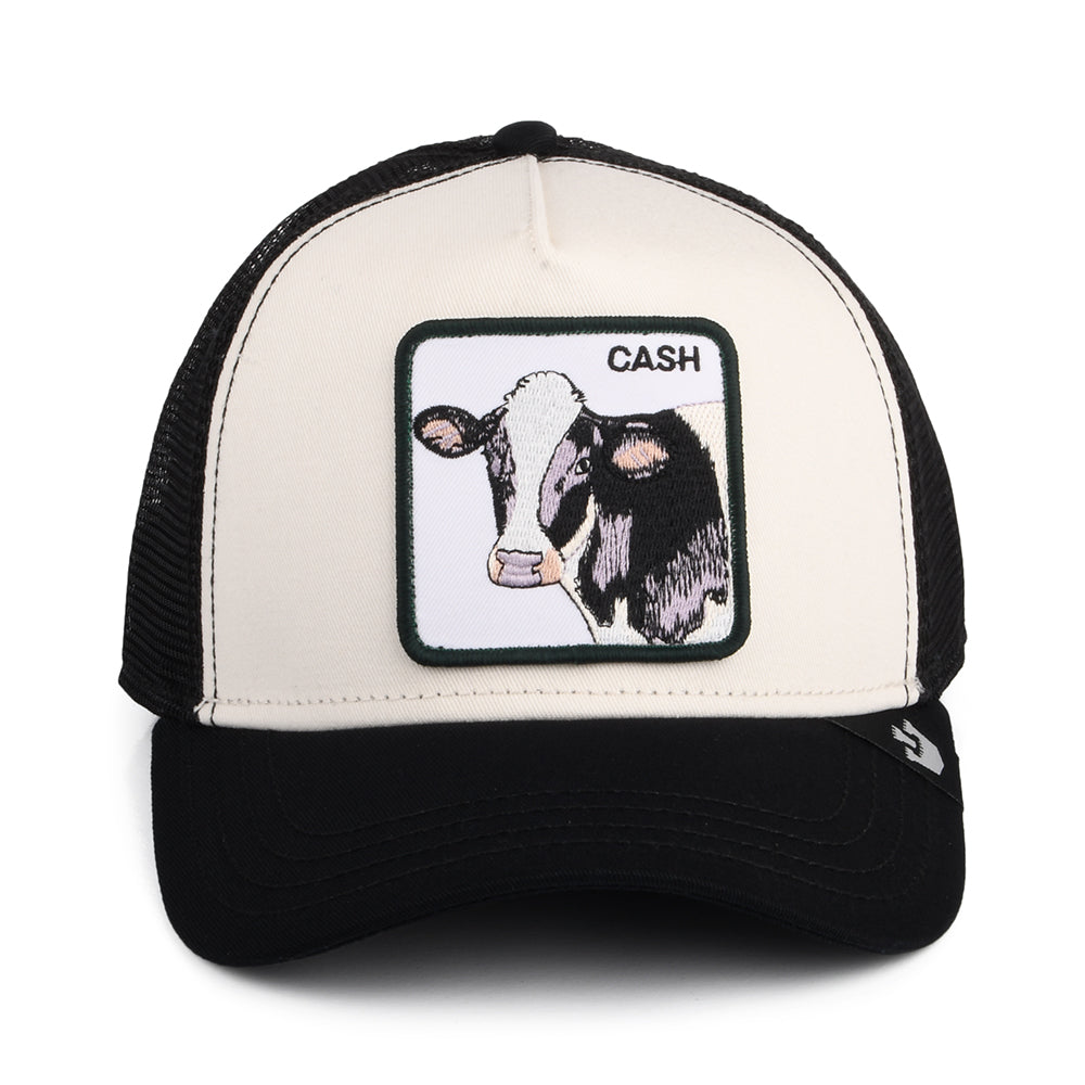 Casquette Trucker Cash Cow blanc-noir GOORIN