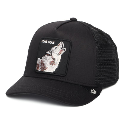 Casquette Trucker Lone Wolf noir GOORIN