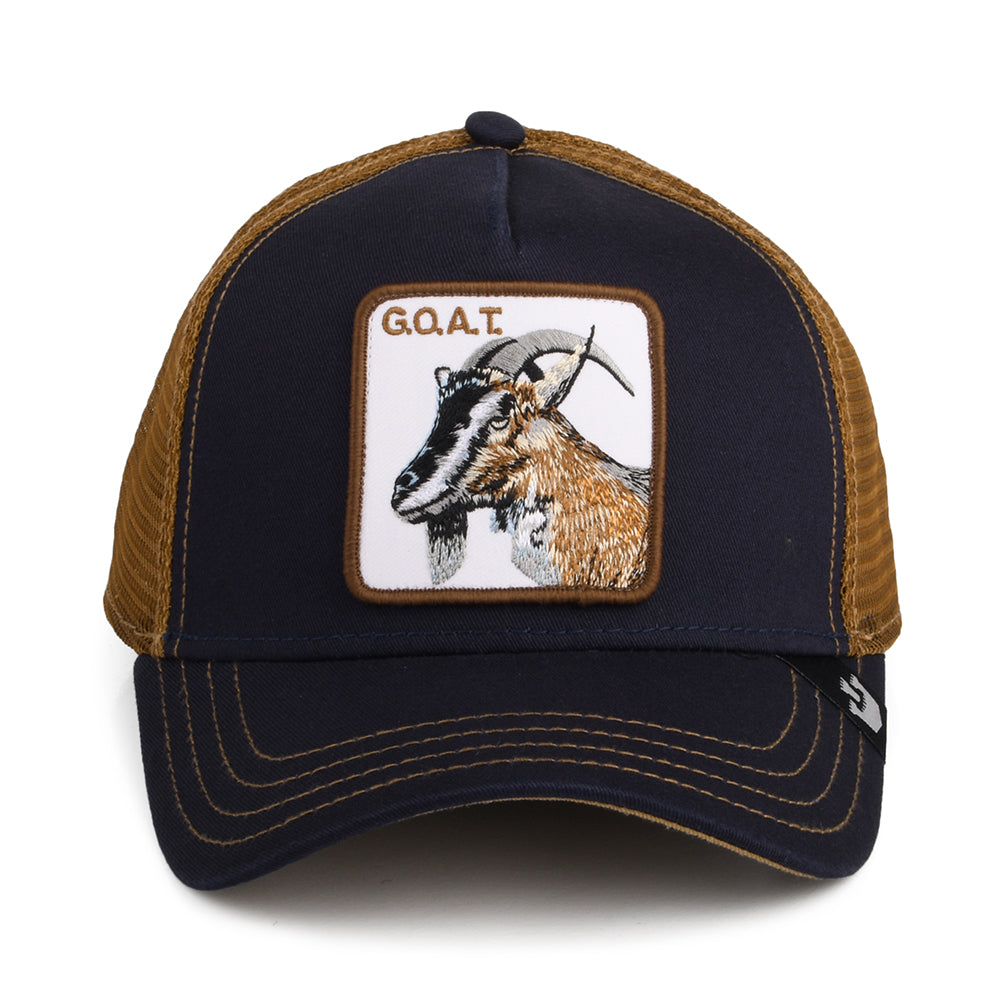 Casquette Trucker Goat bleu marine GOORIN