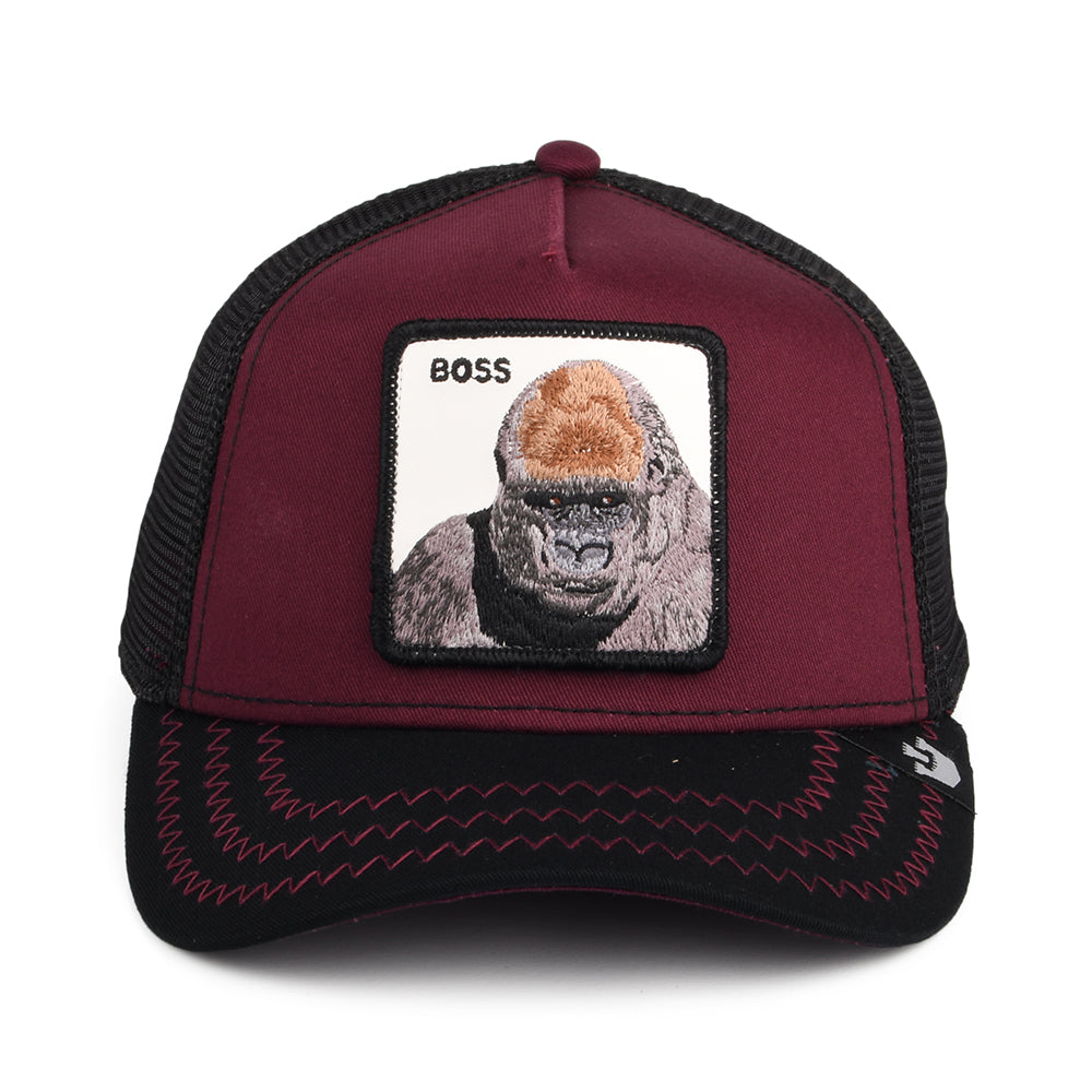 Casquette Trucker Boss vin GOORIN