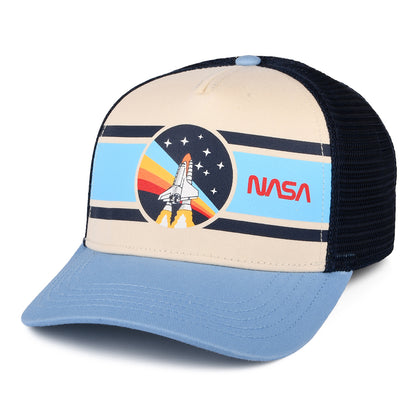 Casquette Trucker Sinclair ivoire-bleu marine-bleu clair NASA