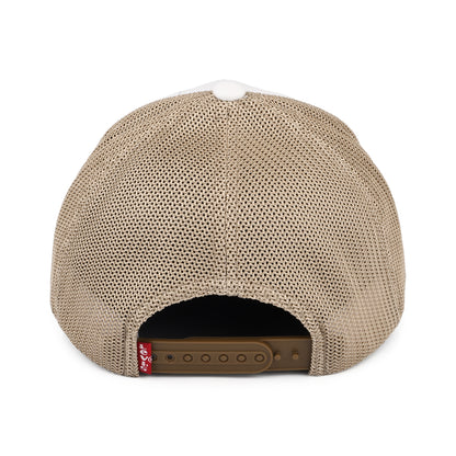 Casquette Trucker Flexfit Graphic marron-blanc LEVI'S