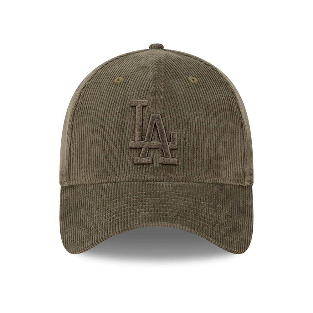 Casquette 39THIRTY MLB Corduroy L.A. Dodgers olive NEW ERA