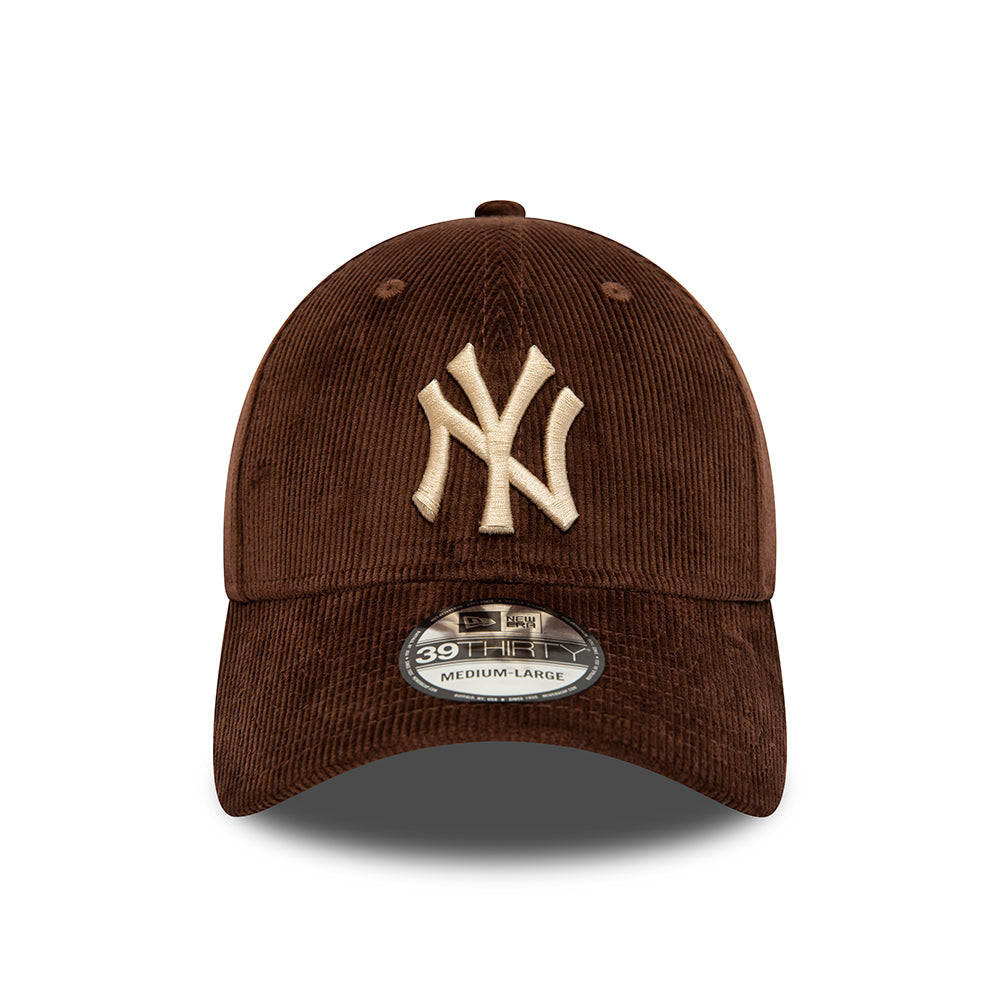 Casquette 39THIRTY MLB Corduroy New York Yankees marron NEW ERA