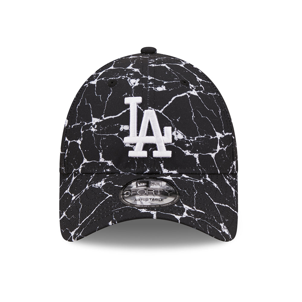 Casquette 9FORTY MLB Marble L.A. Dodgers noir NEW ERA