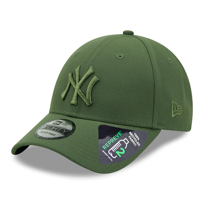 Casquette Snapback 9FORTY MLB Tonal Repreve New York Yankees olive NEW ERA