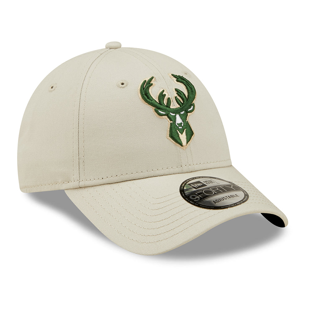 Casquette 9FORTY NBA Essential Milwaukee Bucks pierre NEW ERA
