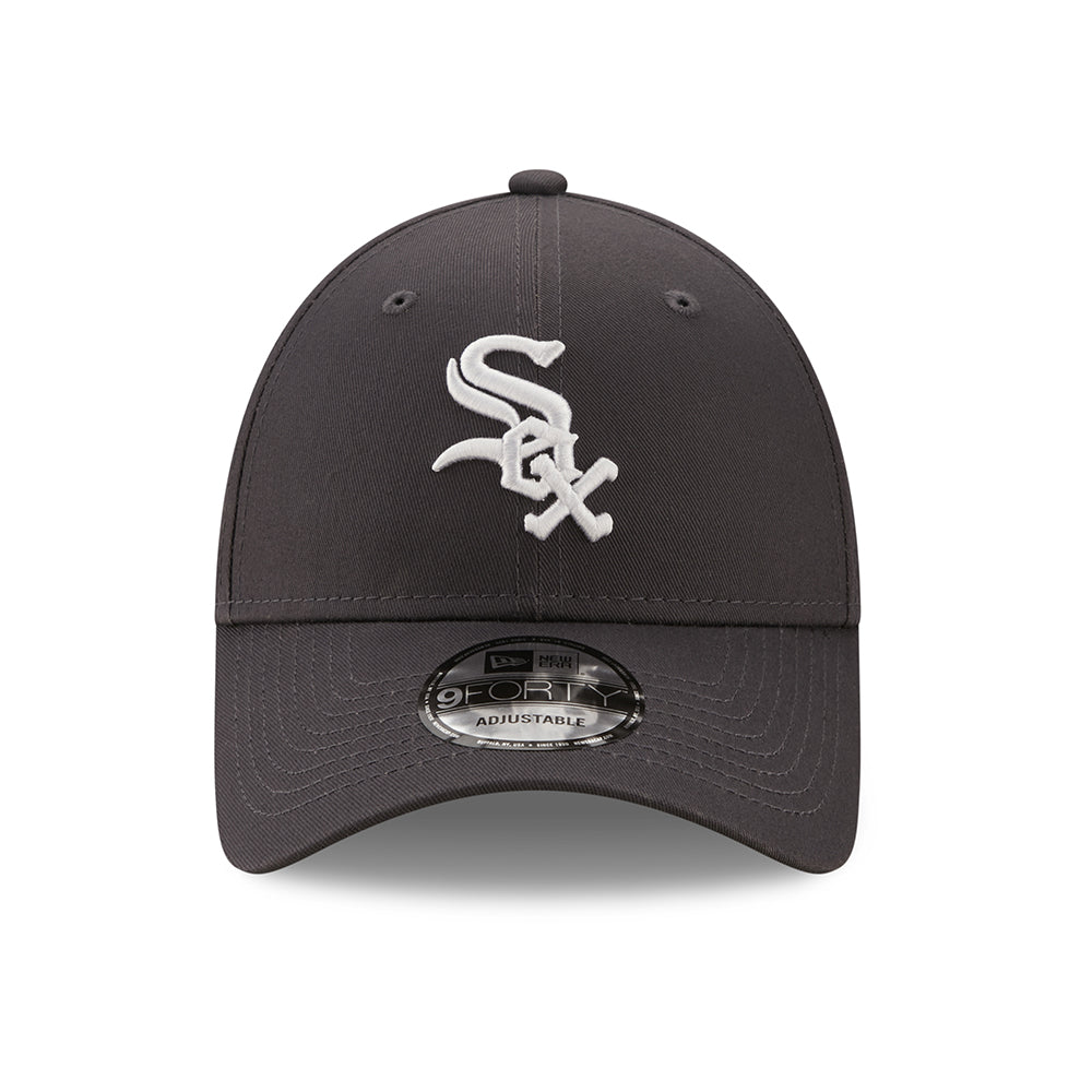 Casquette 9FORTY MLB League Essential Chicago White Sox graphite-blanc NEW ERA