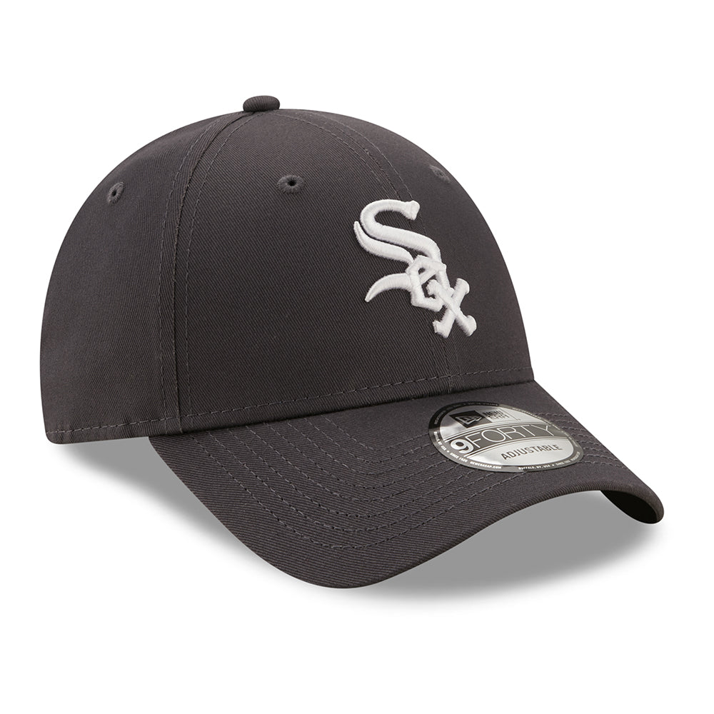 Casquette 9FORTY MLB League Essential Chicago White Sox graphite-blanc NEW ERA
