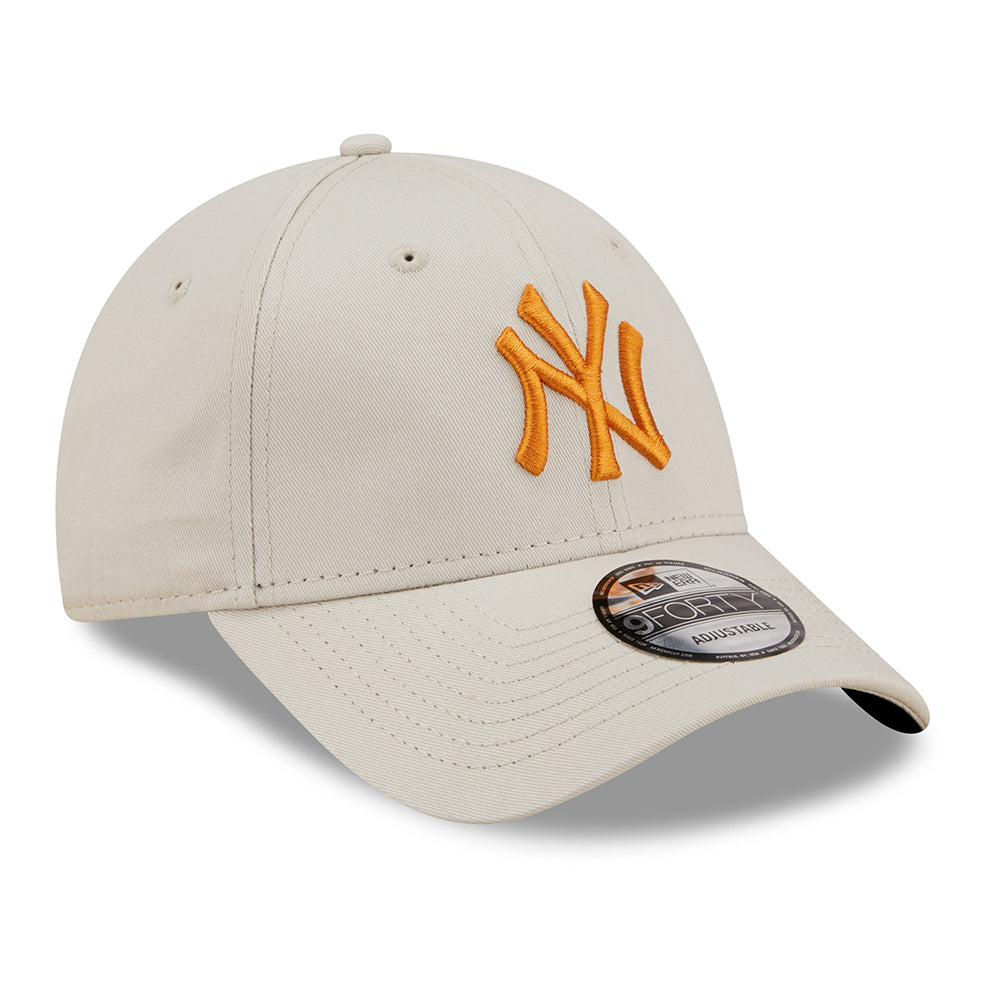 Casquette 9FORTY MLB League Essential New York Yankees pierre-orange NEW ERA