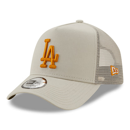Casquette Trucker 9FORTY MLB League Essential A-Frame L.A. Dodgers pierre-orange NEW ERA