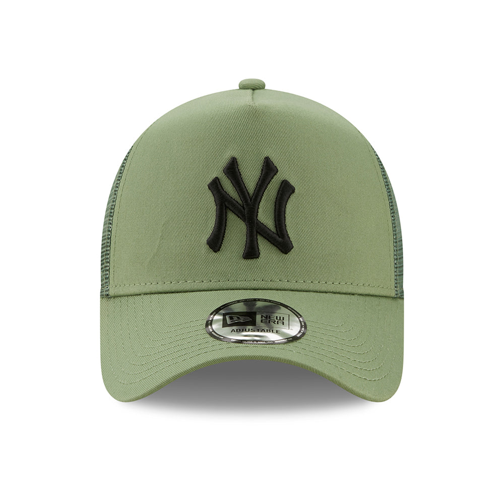 Casquette Trucker A-Frame 9FORTY MLB League Essential New York Yankees jade-noir NEW ERA