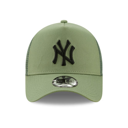 Casquette Trucker A-Frame 9FORTY MLB League Essential New York Yankees jade-noir NEW ERA