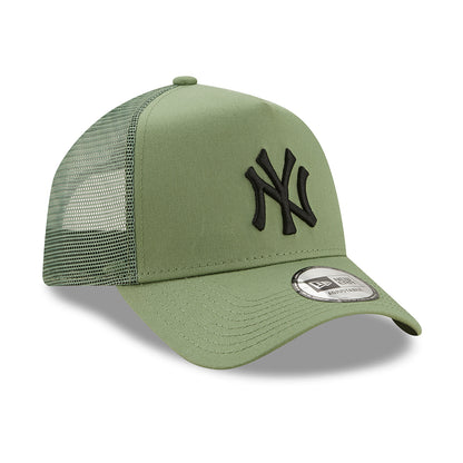 Casquette Trucker A-Frame 9FORTY MLB League Essential New York Yankees jade-noir NEW ERA