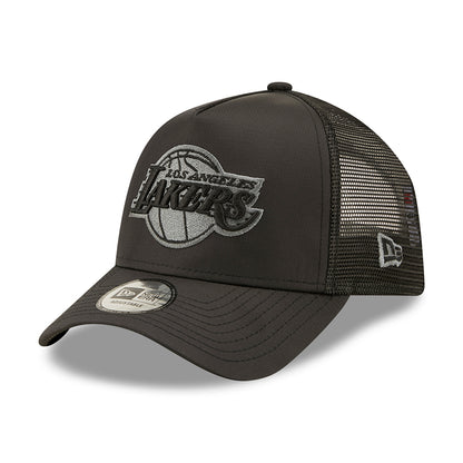 Casquette Trucker A-Frame 9FORTY NBA Tonal Black L.A. Lakers noir NEW ERA