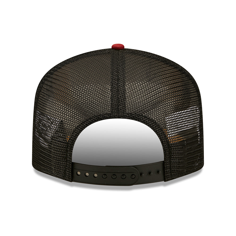 Casquette Trucker 9FORTY Food Location A-Frame Washington blanc-vin NEW ERA