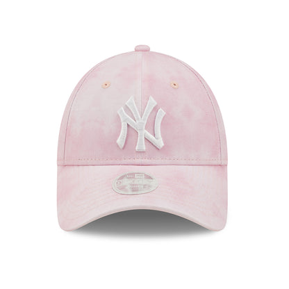 Casquette Femme 9FORTY MLB Pastel Tie Dye New York Yankees rose-blanc NEW ERA