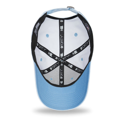 Casquette Femme 9FORTY MLB Pastel Tie Dye New York Yankees bleu ciel-blanc NEW ERA