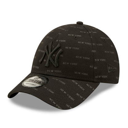 Casquette Snapback 9FORTY MLB Monogram AOP New York Yankees noir NEW ERA