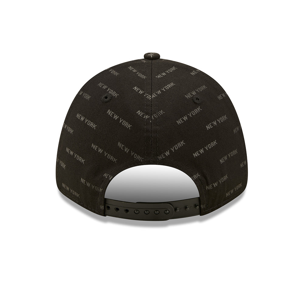 Casquette Snapback 9FORTY MLB Monogram AOP New York Yankees noir NEW ERA