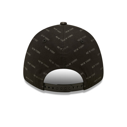 Casquette Snapback 9FORTY MLB Monogram AOP New York Yankees noir NEW ERA