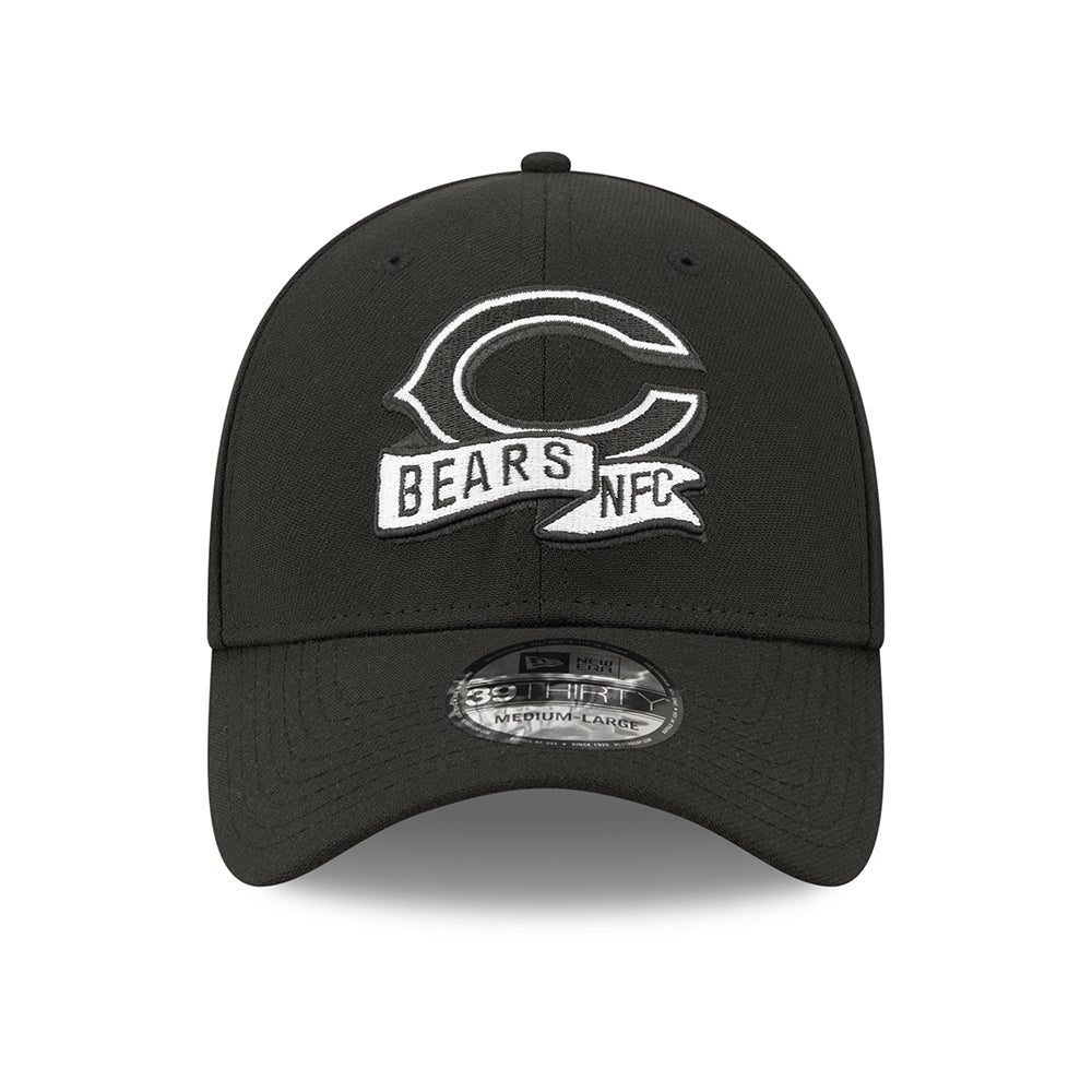 Casquette 39THIRTY NFL Sideline Chicago Bears noir-blanc NEW ERA