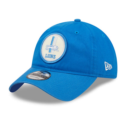 Casquette 9TWENTY NFL Sideline Historic Detroit Lions bleu NEW ERA