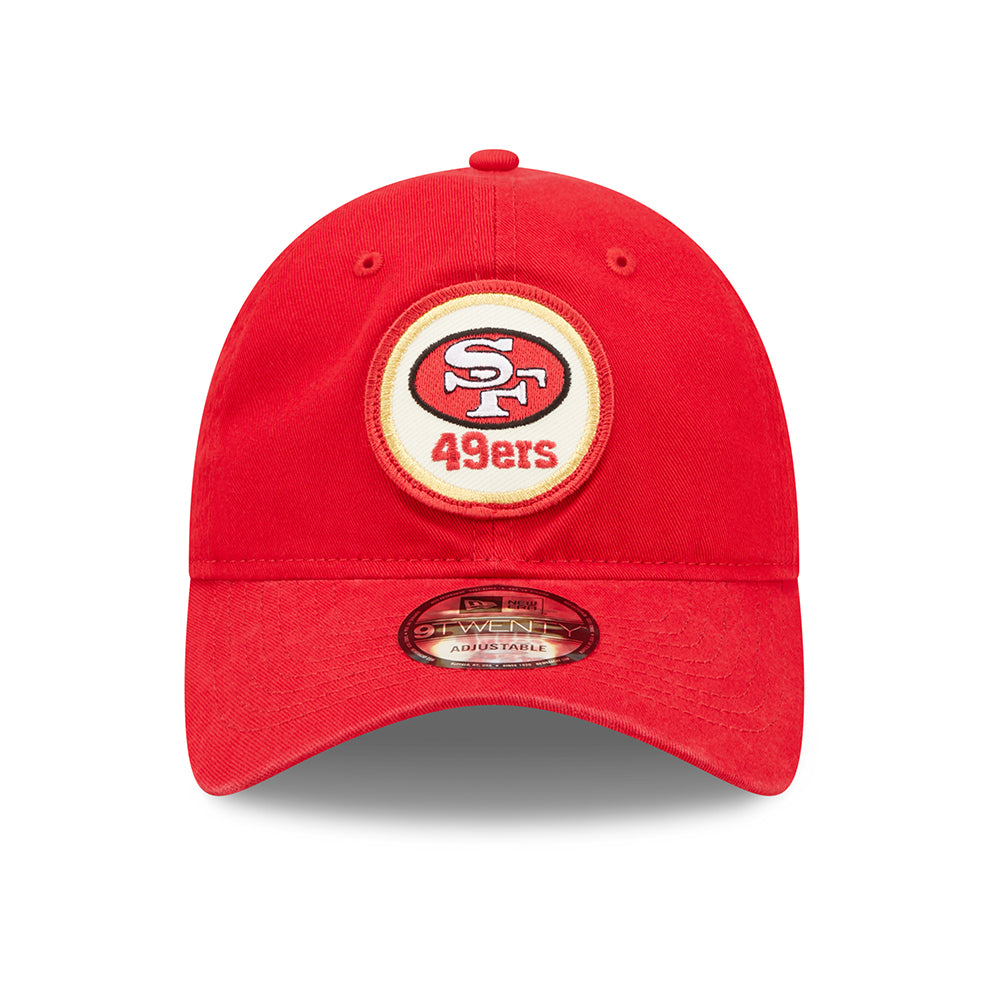 Casquette 9TWENTY NFL Sideline Historic San Francisco 49ers rouge NEW ERA