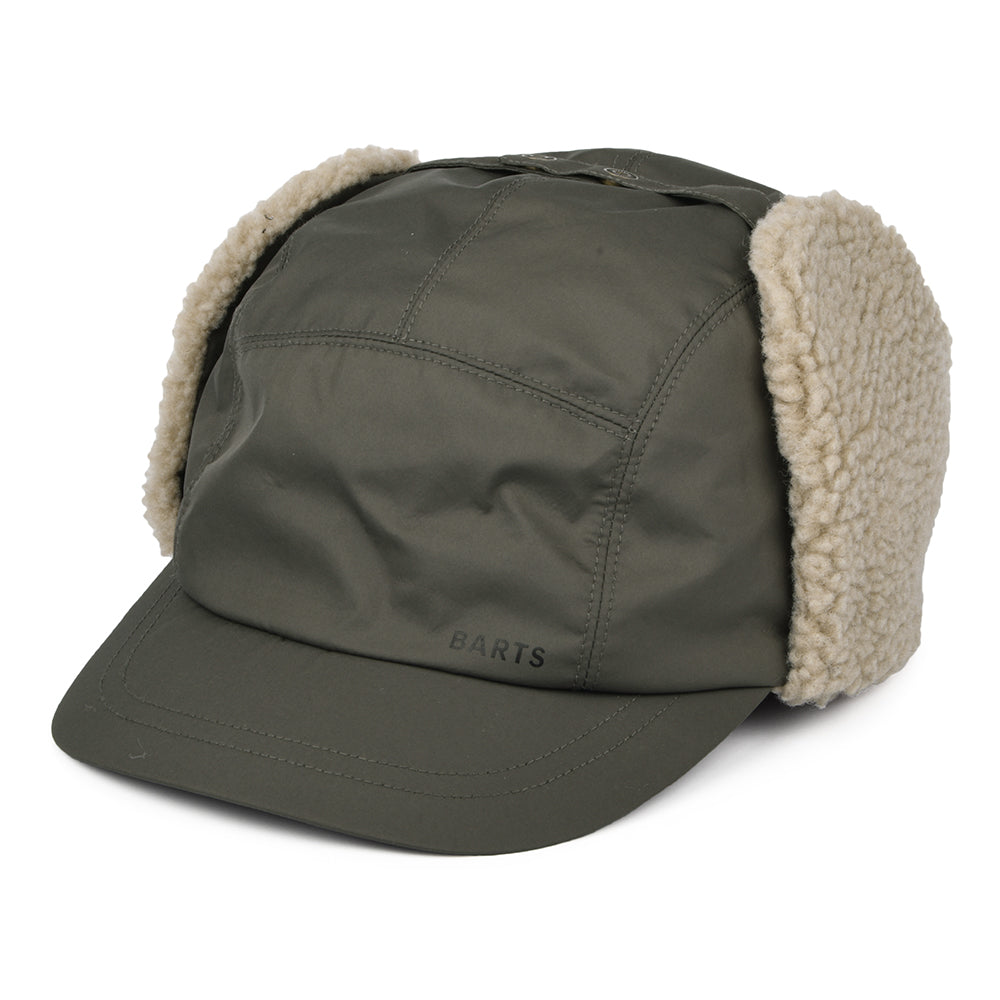 Casquette 5 Panel Avec Protège-Oreilles Boise vert militaire BARTS