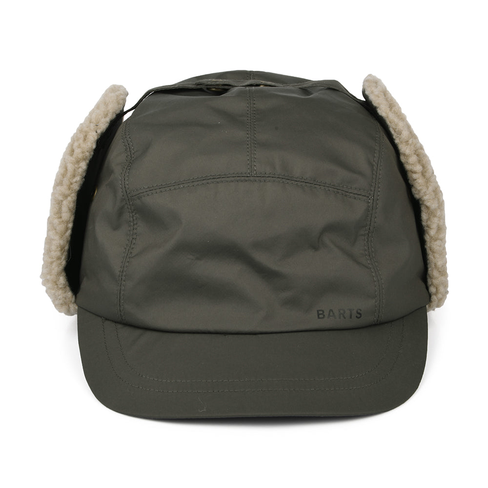 Casquette 5 Panel Avec Protège-Oreilles Boise vert militaire BARTS
