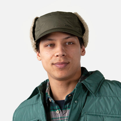 Casquette 5 Panel Avec Protège-Oreilles Boise vert militaire BARTS