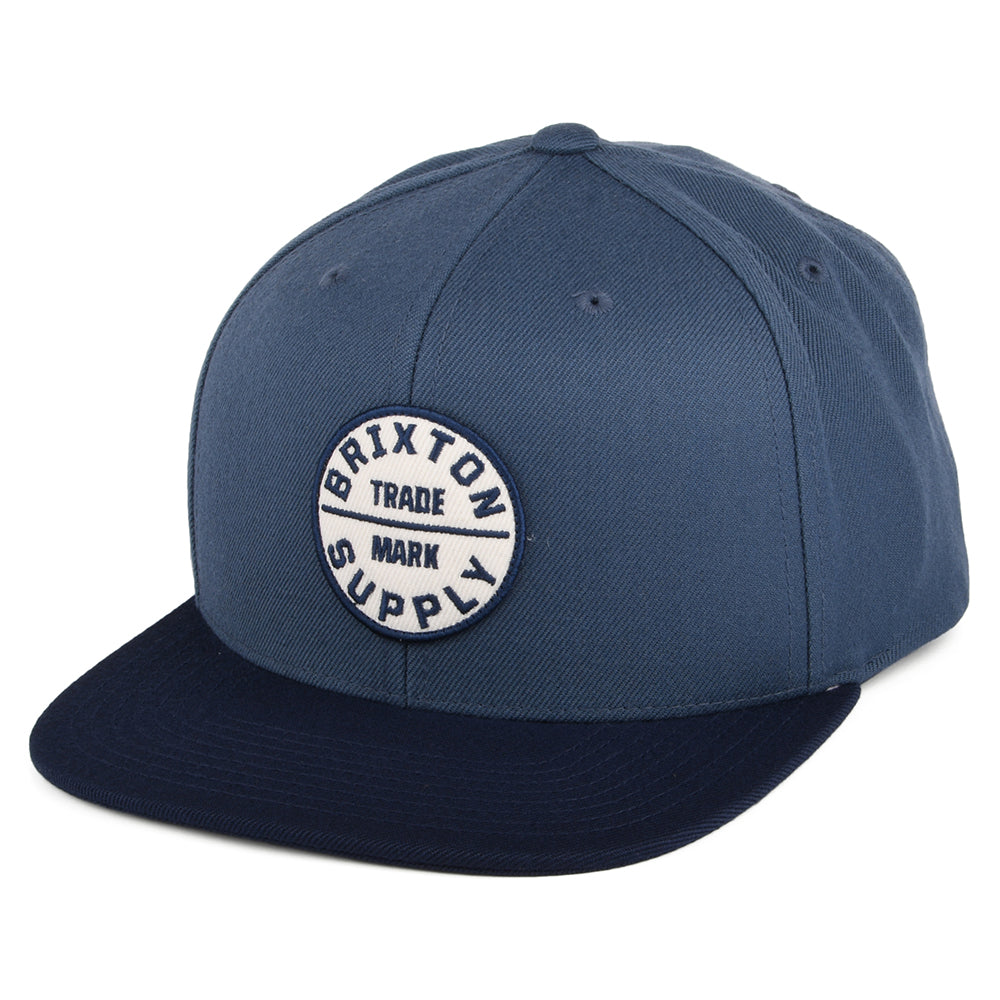 Casquette Snapback Oath III bleu marine délavé-bleu sarcelle BRIXTON