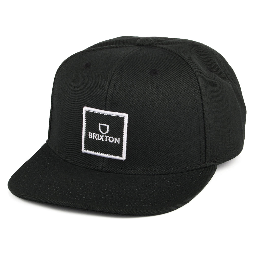 Casquette Snapback Alpha Square NetPlus MP noir BRIXTON