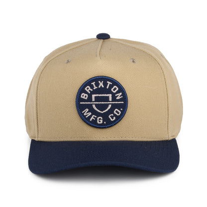 Casquette Snapback Crest C NetPlus MP sable-bleu marine délavé BRIXTON